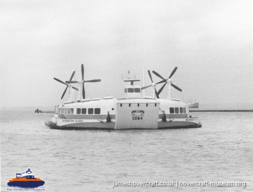 SRN4 prototype GH-2007 -  (credit: The <a href='http://www.hovercraft-museum.org/' target='_blank'>Hovercraft Museum Trust</a>).